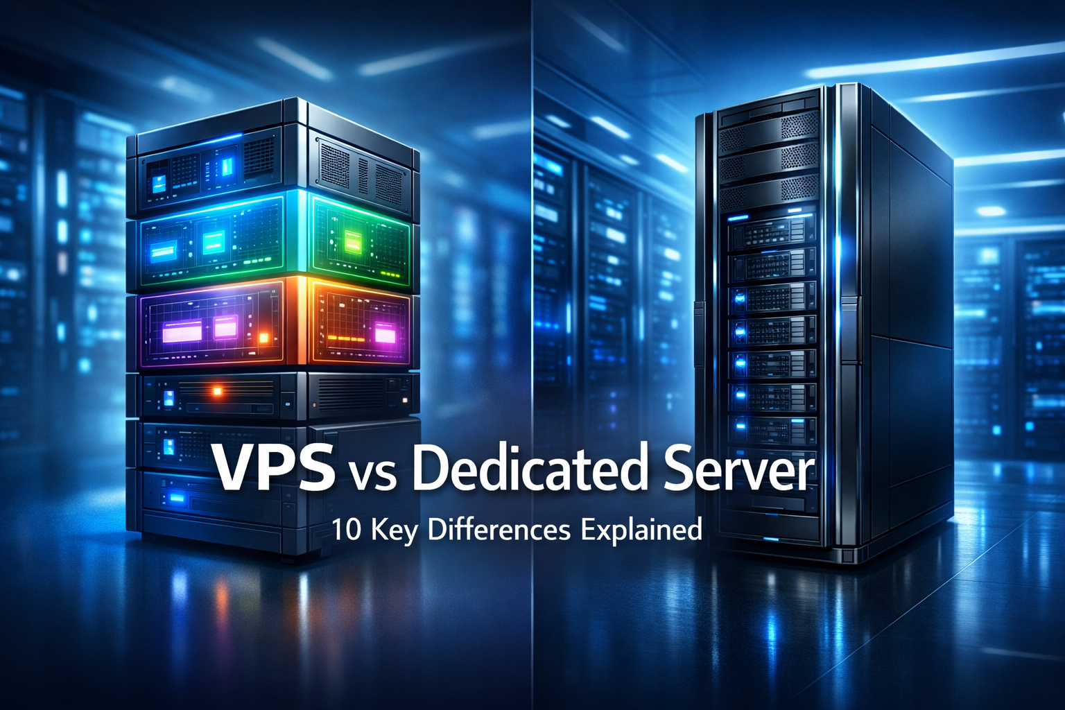 VPS vs Dedicated Server 10 Key Differences