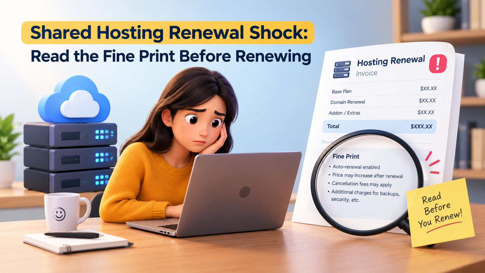 Shared Hosting Renewal Shock