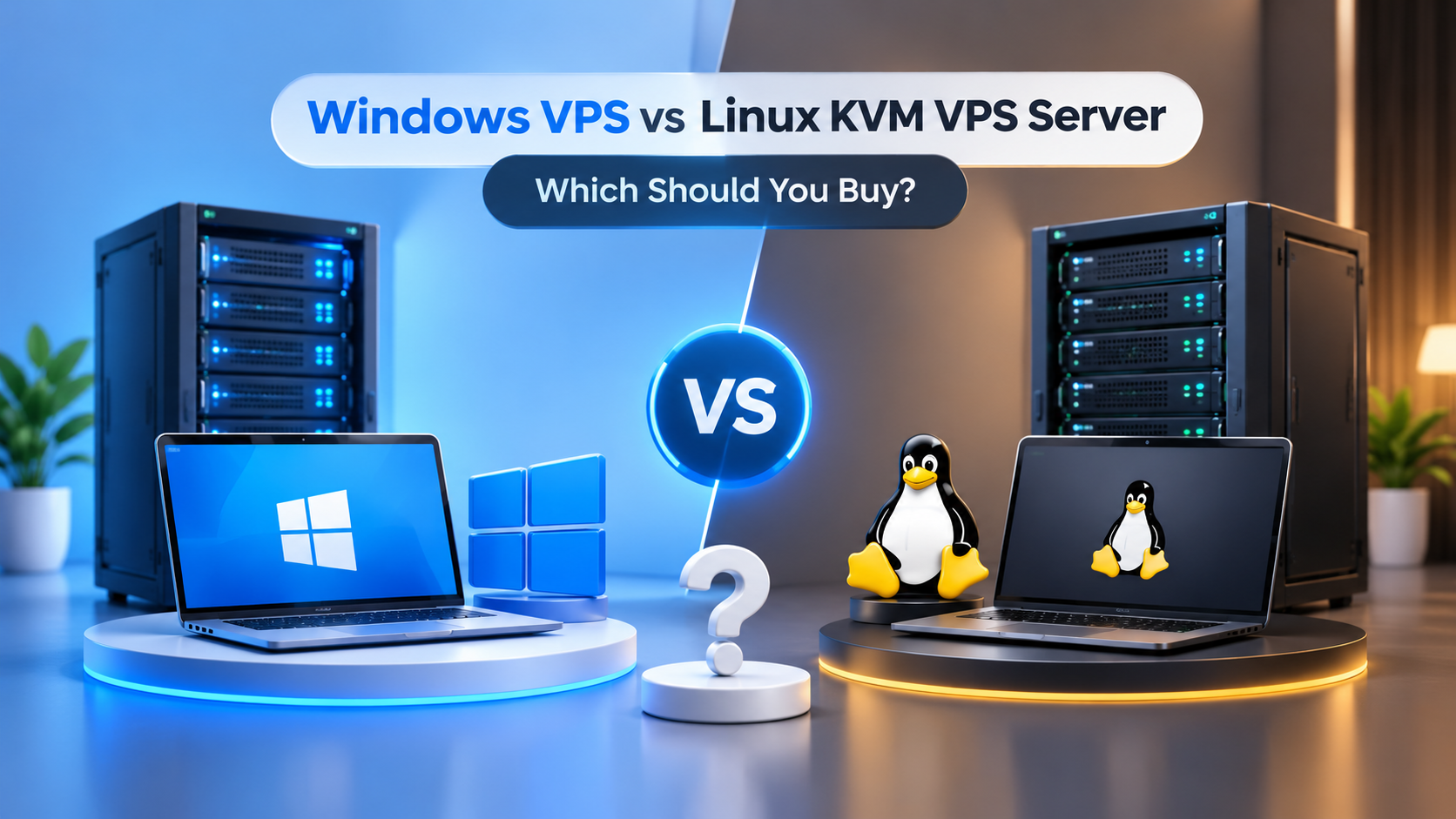 Windows VPS vs Linux KVM VPS Server