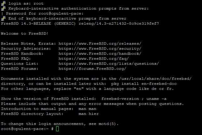 FreeBSD 14.3 VPS