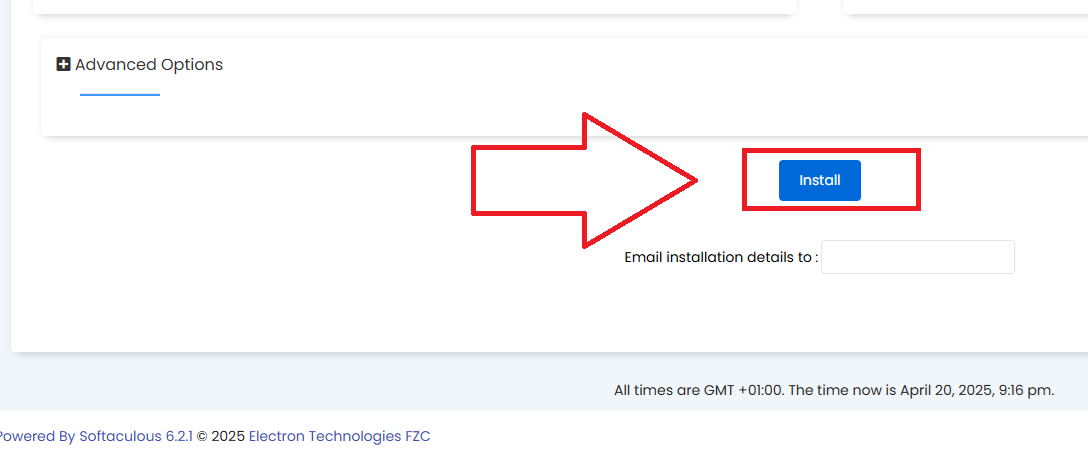 WordPress Installation Final Step