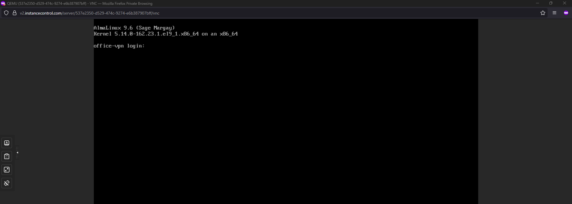 VirtFusion VNC