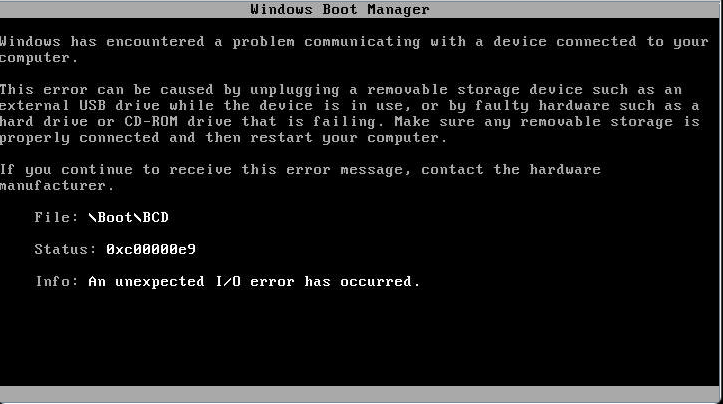 0xc00000e9 windows server 2025