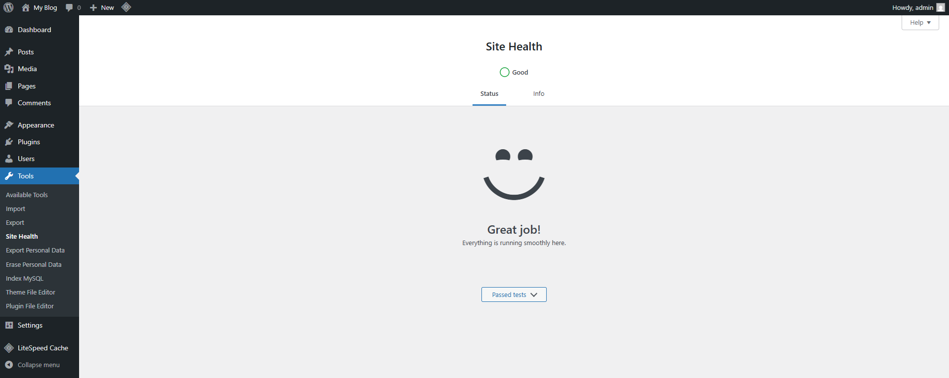 WordPress Site Health Checker